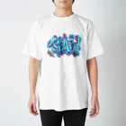 あさぎのgraffiti 「SNAFU」　Ver.color Regular Fit T-Shirt