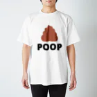 Mr.AmusingのPoop-うんち Regular Fit T-Shirt