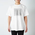 rilybiiのframe* flower pattern Regular Fit T-Shirt