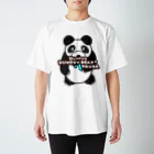 Hurryz HUNGRY BEARのHurryz HUNGRY PANDA? スタンダードTシャツ