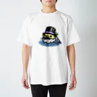 ひよこ男爵とまだむにゃんのひよこ男爵　よーそろー スタンダードTシャツ