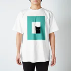 WAMI ARTの猫の窓 スタンダードTシャツ