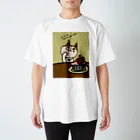 絵描きのunicoのLike the Cat Got the Cream Regular Fit T-Shirt