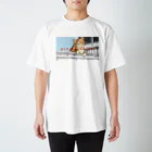 ポニーテールママの軽トラ野良キャット Regular Fit T-Shirt