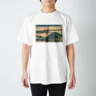 日本の名画の富獄三十六景・青山円座松 Regular Fit T-Shirt