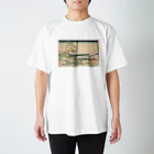 日本の名画の富獄三十六景・礫川雪ノ且 スタンダードTシャツ