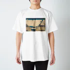 日本の名画の富獄三十六景・江都駿河町三井見世略図 スタンダードTシャツ