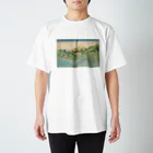 日本の名画の富獄三十六景・甲州三坂水面 スタンダードTシャツ