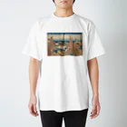 日本の名画の富獄三十六景・本所立川 スタンダードTシャツ