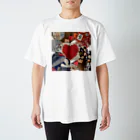 yuccoprimaのheartful collage Regular Fit T-Shirt