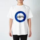 アルミさん 面白グッズ販売所の元気100%Tシャツ スタンダードTシャツ
