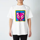 Cartoon☆style☆Fortniteのピンクのくまちゃんドット絵 Regular Fit T-Shirt