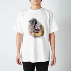 Momojiの犬画のヨーキー12 Regular Fit T-Shirt