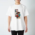 ちぎり絵作家 ウメチギリのねぇきいて Regular Fit T-Shirt