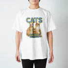 Yaongi_Factoryの3cats スタンダードTシャツ