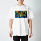 GALLERY misutawoのニューヨーク フルトンストリートの朝 Regular Fit T-Shirt