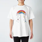 ぷこぷこぺんぺんのレインボー スタンダードTシャツ