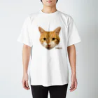 猫カフェ ぶぅたんグッズショップの絵文字チャロさん スタンダードTシャツ