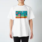 モタッティの庭の雲つきぬけて空めざす夢 Regular Fit T-Shirt