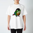 Cody the LovebirdのChubby Bird ウロコインコ Regular Fit T-Shirt