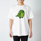 Cody the LovebirdのChubby Bird マメルリハ Regular Fit T-Shirt