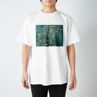 X-Artのゴッホ / 花咲くアーモンドの木の枝(1890) Regular Fit T-Shirt