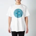 3out-firstの青海波と千鳥 Regular Fit T-Shirt
