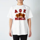 ヘンテコデザイン専門店　SYUNLABOのAGE MOMIJI Regular Fit T-Shirt