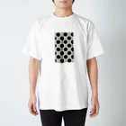 marque pageのgreige × black dot Regular Fit T-Shirt