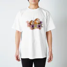 Lichtmuhleのお花とモルモット06 Regular Fit T-Shirt