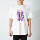 あにゃぱんるーむのゆめかわぴえんアリコーンちゃん スタンダードTシャツ