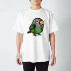Cody the LovebirdのChubby Bird ハネナガインコ Regular Fit T-Shirt