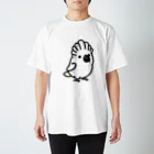 Cody the LovebirdのChubby Bird タイハクオウム Regular Fit T-Shirt