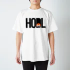TROPiCALViBESのHODL XMR blackfont Regular Fit T-Shirt
