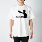 麻雀カッコイイシリーズのRIICHI　透過 スタンダードTシャツ