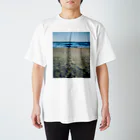 鮑叔館　珠李の海辺 スタンダードTシャツ