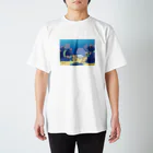 なおの海の中のクジラさんと猫 Regular Fit T-Shirt