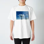 空飛ぶ猫 sakuuのclouds Regular Fit T-Shirt