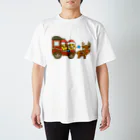 コメビツくんのメグミさんとテドリさんの馬車 Regular Fit T-Shirt