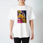 YS VINTAGE WORKSのドイツ国鉄 DB レディー1 寄りかかり スタンダードTシャツ