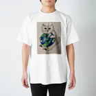 GreenLifezの猫は地球を救う Regular Fit T-Shirt