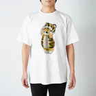 mofusandのねこかぶり（とら） Regular Fit T-Shirt