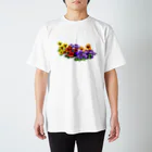 846のお店のパンジーのお花畑 Regular Fit T-Shirt