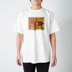 YS VINTAGE WORKSのチェコ　ウサギとソーセージ スタンダードTシャツ