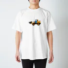 働く車・乗り物Tシャツ／KK商店のホイールローダー Regular Fit T-Shirt