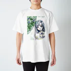 underBOZE.comの青薔薇と少女 スタンダードTシャツ