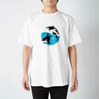 そいそいソイラテの海の王者シャチ Regular Fit T-Shirt