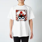 ももも雑貨堂のめでたやわんこ Regular Fit T-Shirt