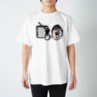 西瓜通信 SHOPのカレーマグカップモンスター Regular Fit T-Shirt