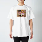 松山征シロー（Seishiro Matsuyama)の松山征シロー Who raised the Mushroom Girls?  スタンダードTシャツ